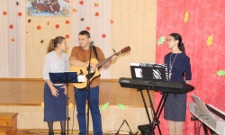 Музыкальное выступление волонтерской группы Управляющей компании г.Ирктутска 