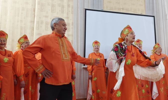 Весенний концерт народного хора «Сибирячка»