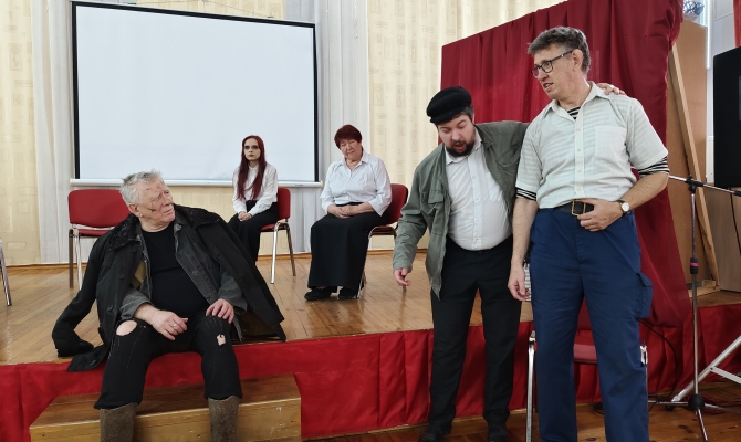 О доброте и стойкости: спектакль «Юшка» от библиотеки общества слепых 