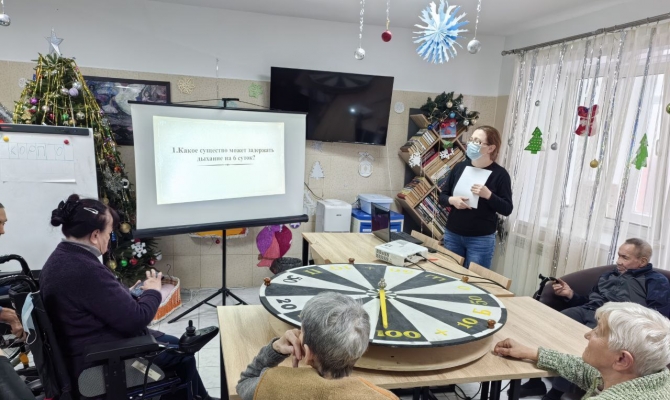 В Ново-Ленинском доме-интернате состоялся турнир по игре 